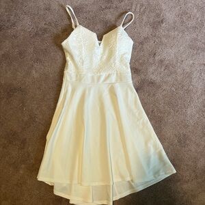 Almost Famous Cream Lace Bralette